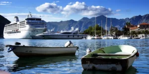 Blog 53 Regent Seven Seas Mariner Docked in the Mediterranean.