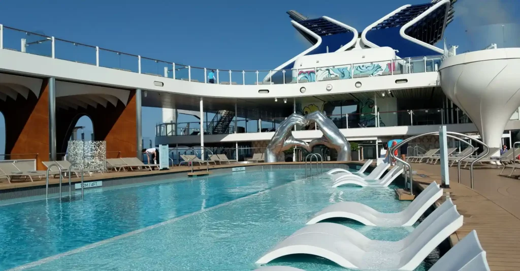 Celebrity Cruises Transatlantic Pool Deck on Apex